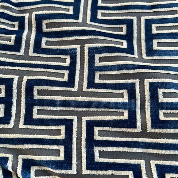 Custom Retro Pattern Pillow Covers (2) 19”x19” - Picture 2 of 6